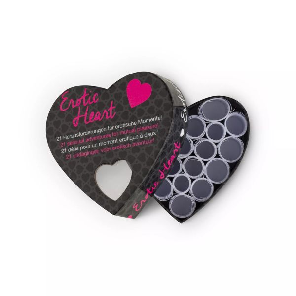 Erotisches Herz als romantisches Geschenk für Paare mit sinnlichem Design
