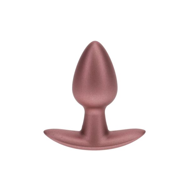 OUCH! Glatter Silikon-Plug klein Rose Gold