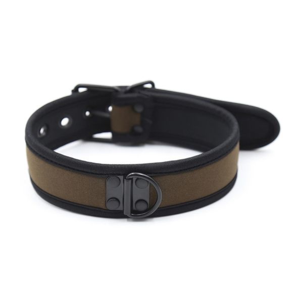 Kinky Puppy braunes Neopren-Halsband
