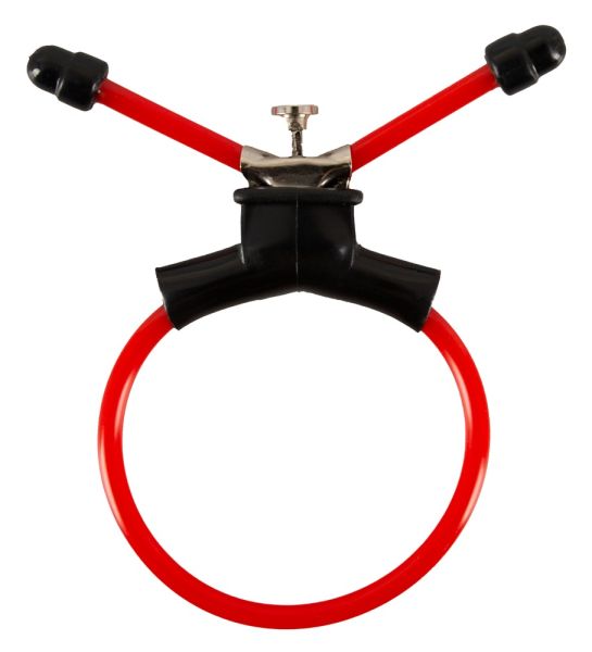 You2Toys Red Sling verstellbare Penisschlaufe in Rot und Schwarz 1
