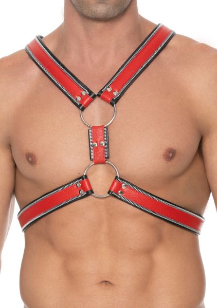 Ouch! Uomo Z Series Scottish Harness in Rot 1