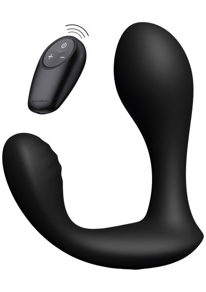 Hidden Desire Extreme Bullseye Prostata Plug mit Vibration in Schwarz 1