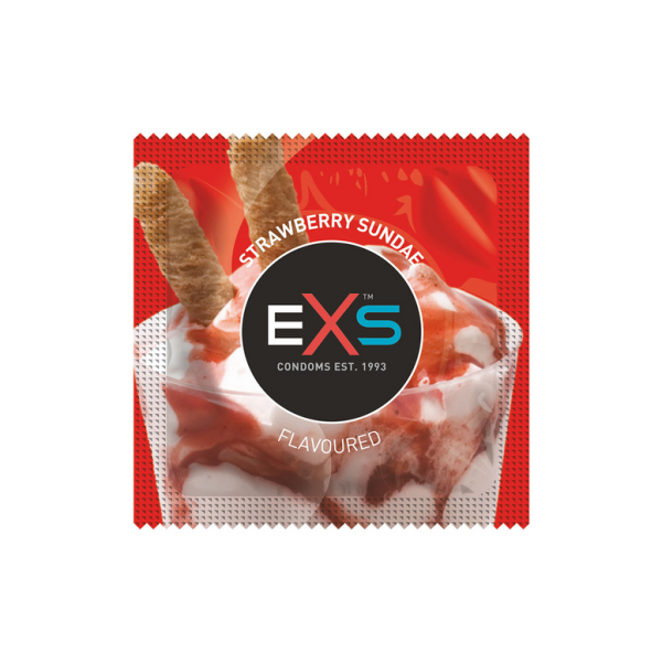 EXS Kondome mit Erdbeergeschmack 100 Stück