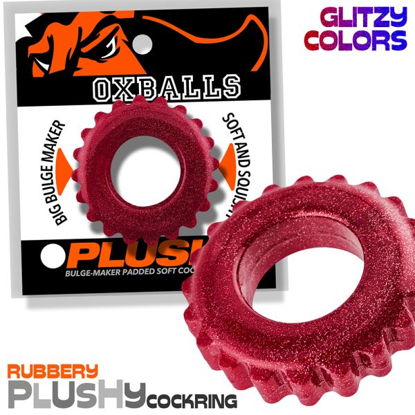 Oxballs PLUSHY Cockring Cherry Lips
