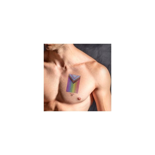 Mister B Temporäres Tattoo Pride Flag
