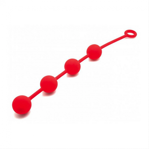 Anal Bälle Quartett Rot 4cm