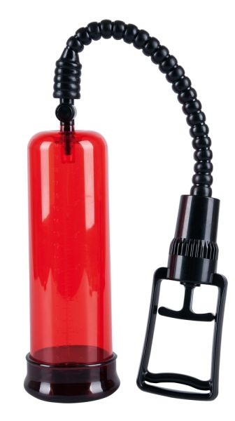 You2Toys Air Control Penispumpe mit Zugpumpe in Rot 1