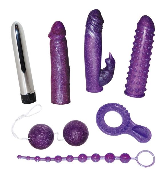You2Toys Wild Berries Toy Set mit sieben Teilen in Glitzerlila 1