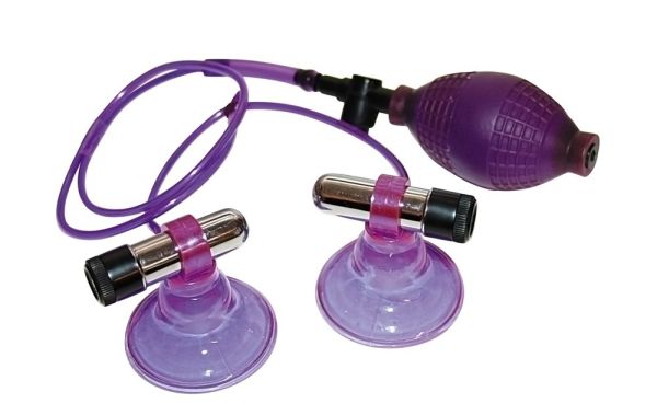 You2Toys Ultraviolett Nipplesucker Nippelsauger mit Vibration in Lila 1