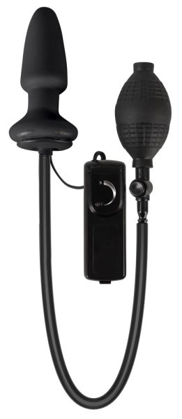 You2Toys Fanny Hill's Butt Plug aufpumpbarer Vibroplug in Schwarz 1
