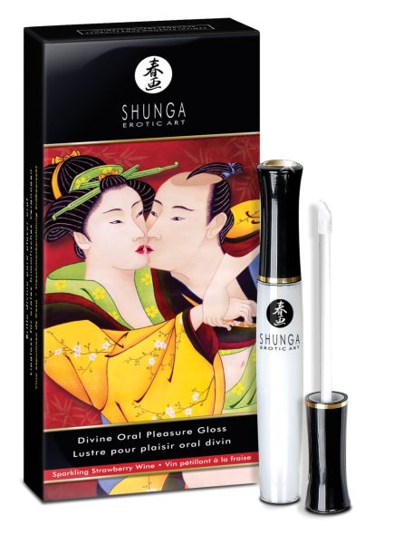 Shunga Divine Oral Pleasure Gloss Strawberry Lippgloss