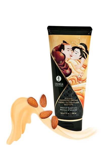 Shunga Kissable Massage Cream Almond Sweetness 200ml