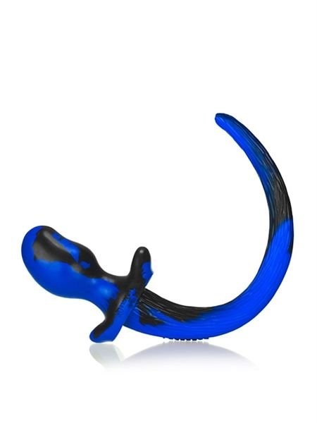 Analplug Tierspiele Schwanz schwarz blau M Beagle