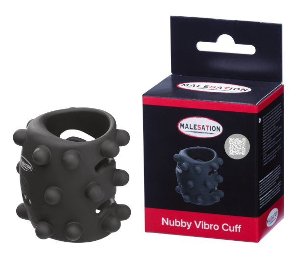 Malesation Nubby Vibro Cuff Penismanschette mit ausgeprägten Noppen und Vibration 1