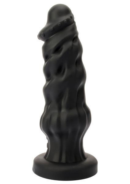 Hidden Desire Extreme Orc Monster Dildo mit Vibration in Schwarz 1