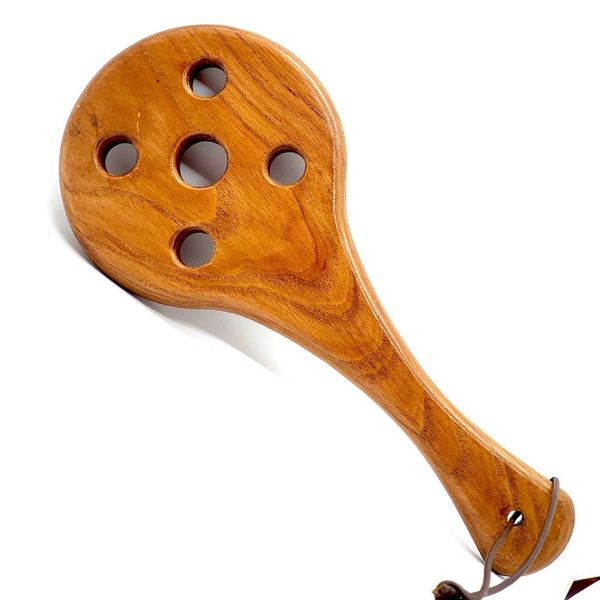 Black Label Bullseye Spanking-Paddel aus Holz