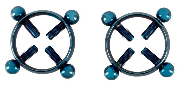 Bad Kitty Nipple Jewellery Blue Moon Nippelklemmen in Blau 1