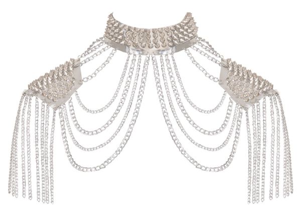 Kettenkragen mit Metallkette – BDSM Halsband mit Führungsfunktion