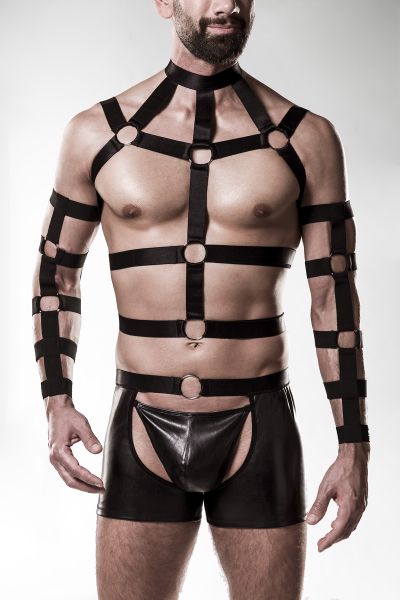 GREY VELVET MEN 4-teiliges Harness