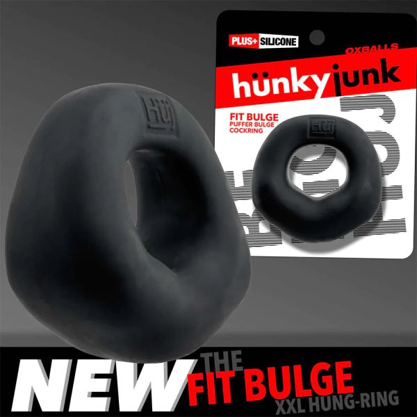 Hünkyjunk Fit Bulge Hung Style Cockring Black Fog