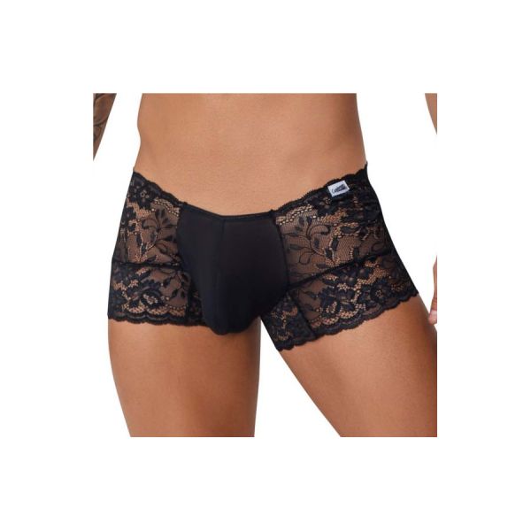 CandyMan Veno-Spitzenshorty Schwarz