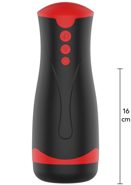 Hidden Desire Fusion X Deep Squeeze automatischer Masturbator in Schwarz 1