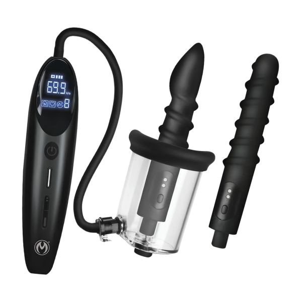 Rosebud Driller Deluxe Set – Analpumpe mit Stoßfunktion & Vibration