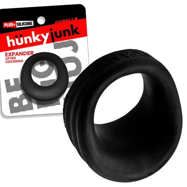 Hünkyjunk Expander Scoop Style Cockring Black