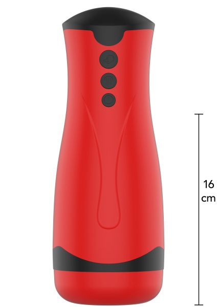 Hidden Desire Fusion X Super Suction automatischer Masturbator in Rot 1