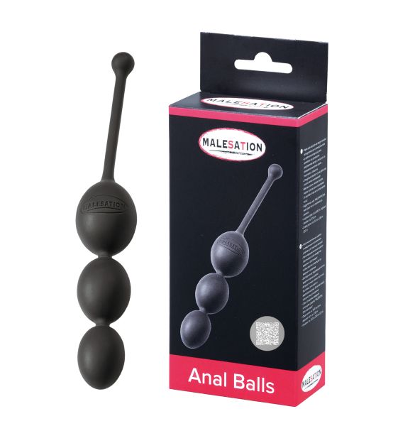Malesation Anal Balls Analkette in Schwarz 1
