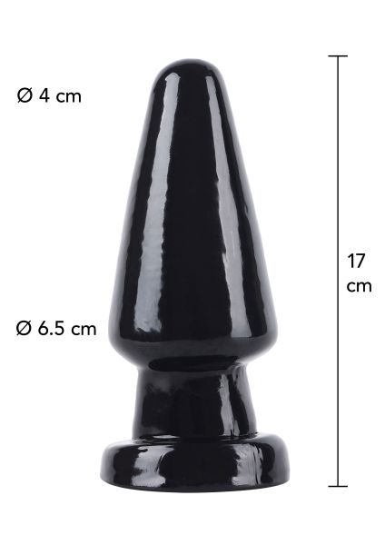 Hidden Desire Buttplug Cone Head Large 17 cm Analplug Schwarz