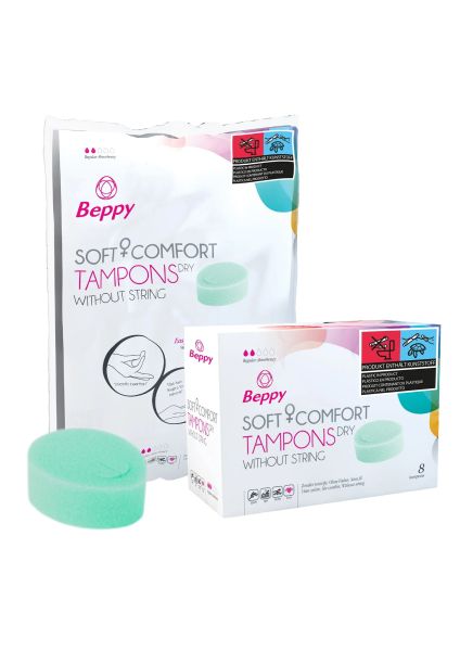 Beppy Soft & Comfort Dry Tampons Naturel 8 Stück