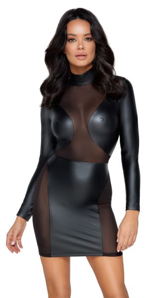 Cottelli Party enges kurzes Langarmkleid