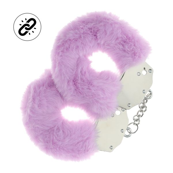 Ouch! Heavy Duty Fluffy Handschellen in Lavendel 1