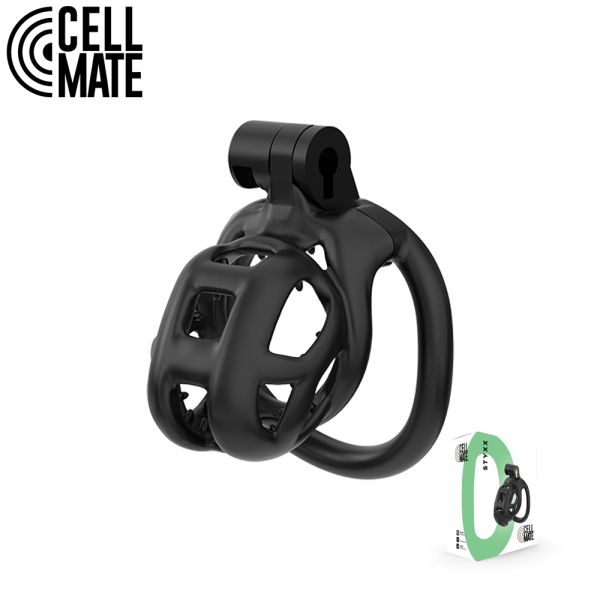 CELLMATE Styxx Keuschheitskäfig Schwarz Size 0