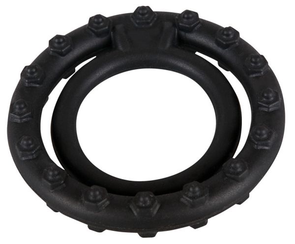 You2Toys Steely Cockring Penis und Hodenring in Schwarz 1