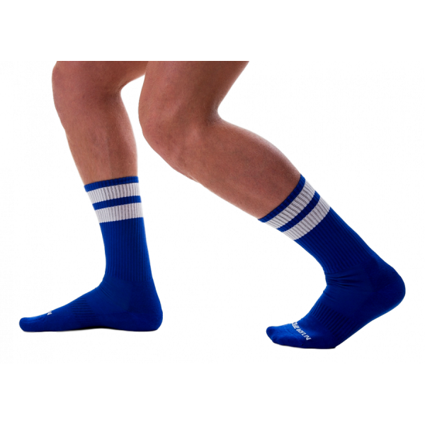 BARCODE Berlin Tennis Socken blau-weiß