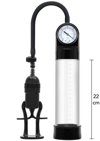 Hidden Desire Fusion X Pro Pressure Penispumpe mit Manometer in Schwarz 1