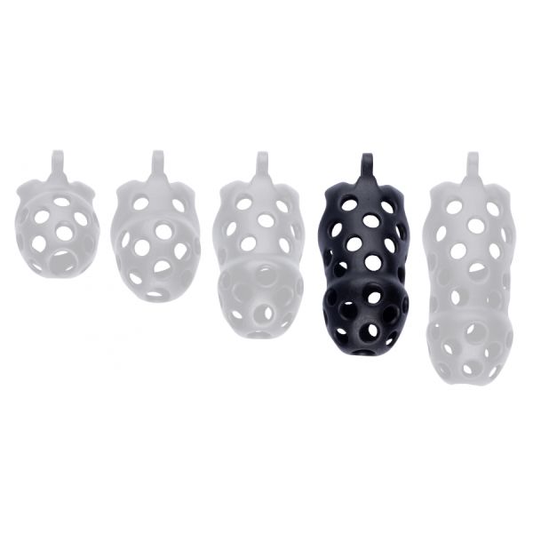 CockLock Dotty Keuschheitsgürtel XL 10 x 4cm Schwarz