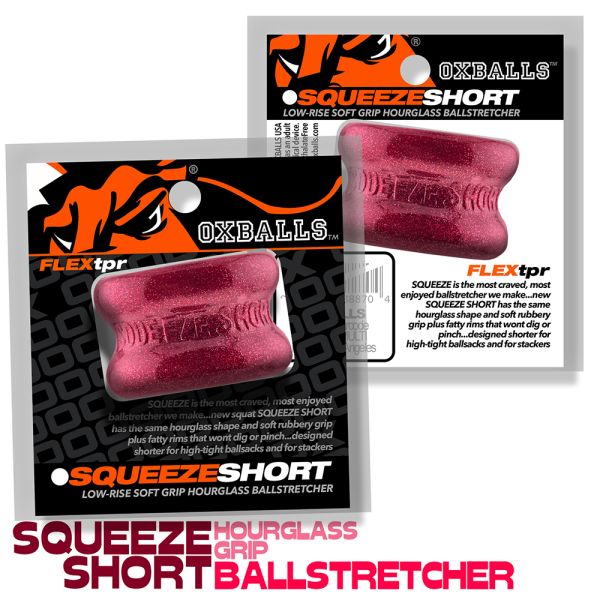 Oxballs SQUEEZE SHORT Ballstretcher Cherry Lips